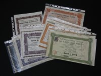 Lot 362 - A quantity of vintage share certificates
