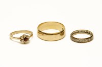 Lot 64C - An 18ct gold wedding ring