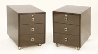 Lot 480 - A pair of lacquered cabinets