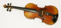 Lot 179 - A violin
