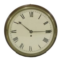 Lot 214A - A mahogany dial clock