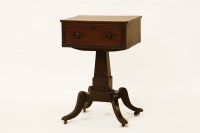 Lot 655 - A Victorian mahogany captain's table