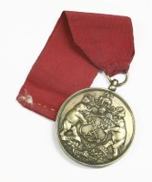 Lot 52 - A brass livery medal