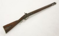 Lot 405 - A percussion rifle