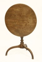 Lot 700A - A George III mahogany tilt top table