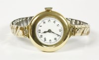 Lot 57 - A ladies 18ct gold mechanical watch
