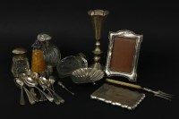 Lot 79 - Small silver items: scent bottles