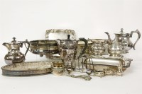 Lot 236 - A quantity of silver plated items