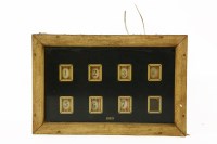 Lot 214 - A 'Gents' butlers signal box 
numbered 8
33 x 21.5cm