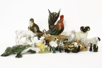 Lot 206 - A collection of animals ornaments