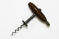Lot 134 - A Georgian iron corkscrew