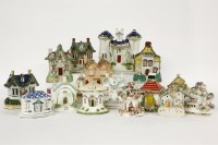 Lot 247 - Fifteen various ceramic cottages