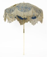 Lot 1223 - A 19th century handmade lace parasol