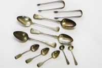 Lot 80 - Two pairs of silver table spoons
