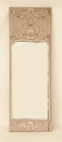 Lot 601 - A French pier mirror