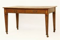 Lot 538 - An early 20th century mahogany writing table