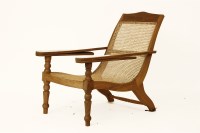 Lot 548 - A teak planter's chair