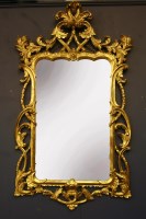 Lot 523 - A Chippendale design wall mirror