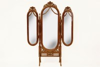 Lot 469 - A cheval mirror