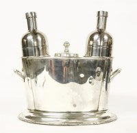 Lot 154 - A silver plated cocktail set