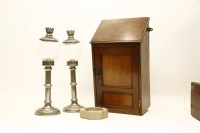 Lot 366 - A 19th century mahogany post box