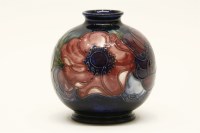 Lot 164 - A Moorcroft Pansy pattern bulbous vase