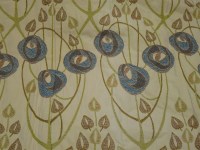 Lot 232A - Two pairs of interlined 'Macintosh' curtains