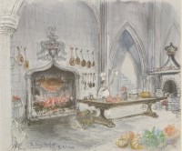 Lot 190 - Ronald Searle (1920-2011)
'THE KING'S BREAKFAST - THE KITCHENS'
Signed