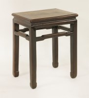Lot 444 - A Chinese hardwood stool