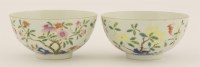 Lot 80 - A pair of famille rose bowls