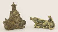 Lot 146 - A Chinese bronze bodhisattva