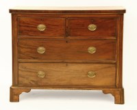 Lot 639 - A 19th century mahogany chest of drawers