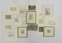 Lot 324 - A quantity of pencil sketches by H.M. Childerstone