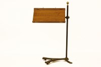 Lot 651 - A Victorian reading stand