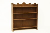 Lot 463 - An oak open bookcase