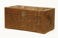 Lot 493 - A Chinese camphorwood chest