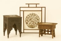 Lot 522 - An Indian carved occasional table