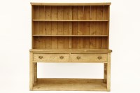 Lot 525 - A 19th century Yorkshire pine dresser