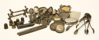 Lot 92 - A small quantity of silver and other items