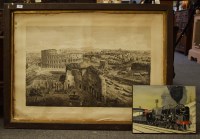 Lot 481 - A large engraving 'Panorama Tavola I