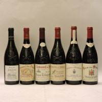 Lot 1286 - Assorted 2012 Châteauneuf-du-Pape to include one bottle each: Clos des Papes; Domaine du Vieux Télégraphe; Bosquet des Papes; Chante le Merle