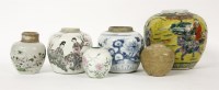 Lot 233A - A collection of Chinese six jars