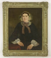 Lot 468 - E....Greenwood (19th century)
PORTRAIT OF MRS MARY FAIRBROTHER AGED 58
signed