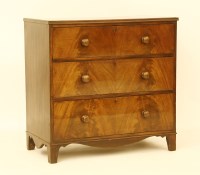 Lot 454 - A 19th century chest of drawers