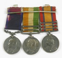 Lot 107 - A Victorian and later medal group