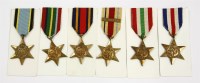 Lot 114 - Six George VI World War Two medals