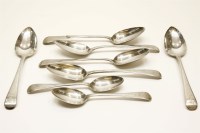 Lot 87 - A pair of Georgian silver spoons