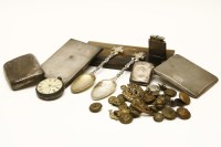 Lot 94 - A Gentleman's silver cigarette case