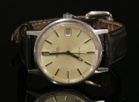 Lot 419 - A gentleman's stainless steel Omega Automatic Genève strap watch