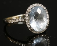 Lot 392 - An 18ct white gold